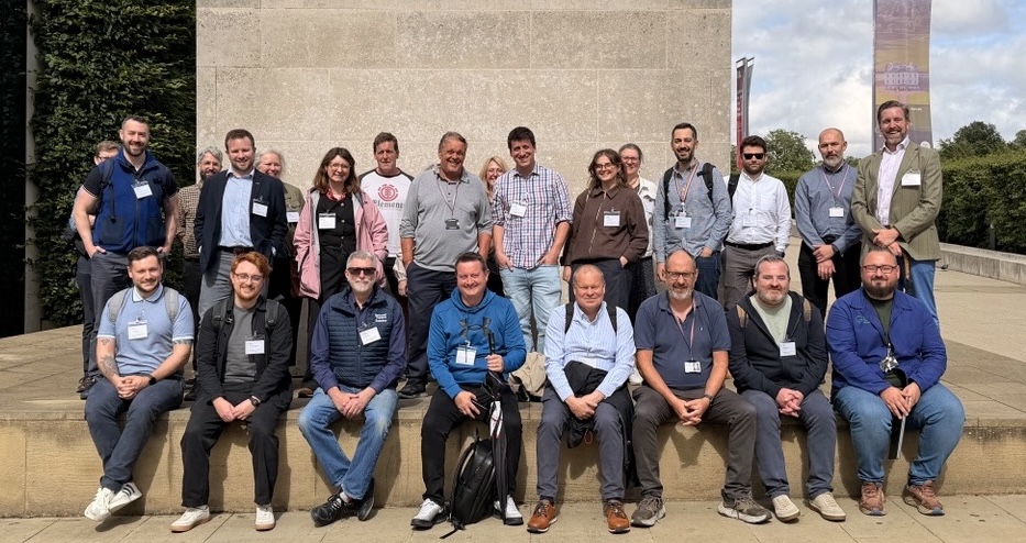 Members of the cultural sector FM Hub together on a visit to Royal Museums Greenwich